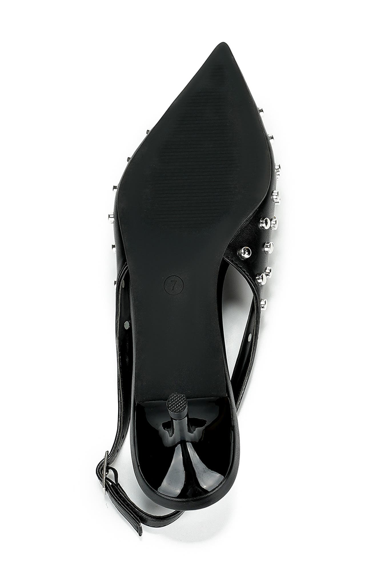 BERNESS Carlina Kitten Heel Slingback Pump, Alternate, color, Black