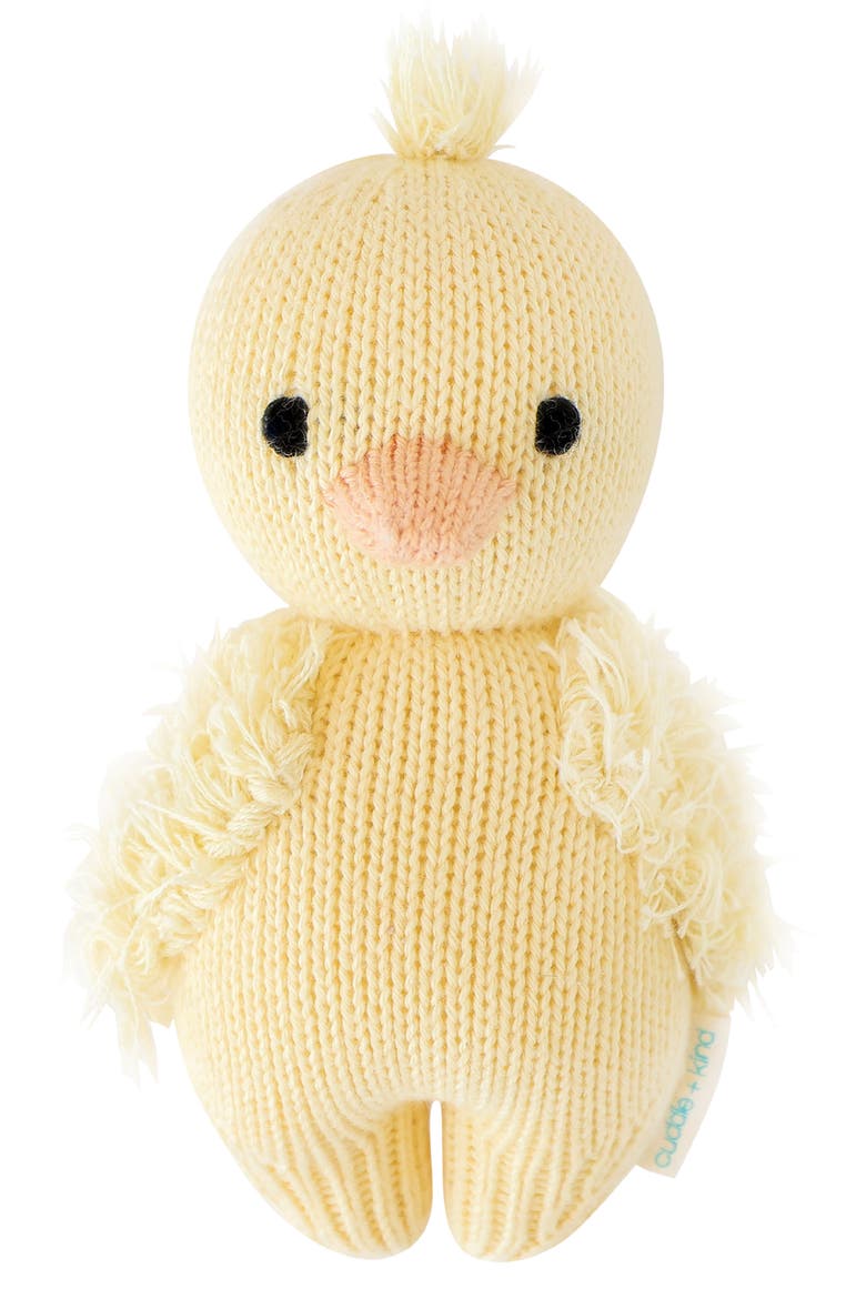 Baby Duckling Stuffed Animal, Main, color, YELLOW