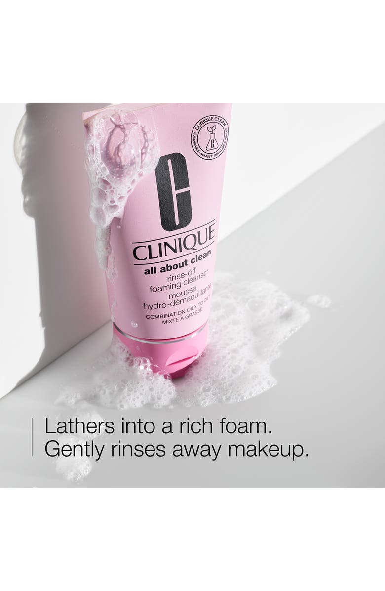 Clinique Jumbo Size All About Clean<sup>™</sup> Rinse-Off Foaming Cleanser, Alternate, color, 