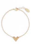 Nashelle Initial Heart Bracelet