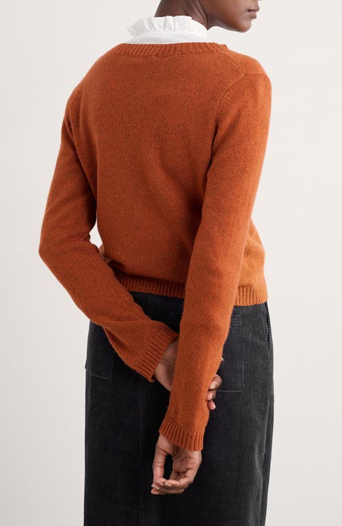 Seasalt Cornwall Tern Tide Merino Wool Blend Cardigan In Orange