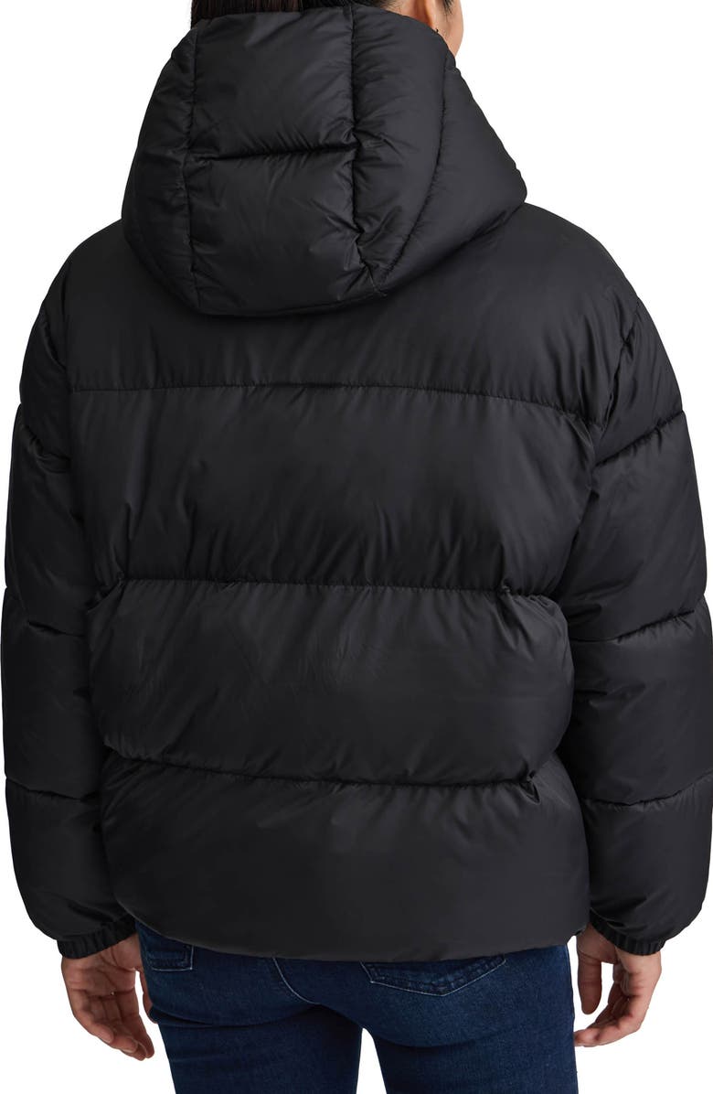 NVLT Cire Wonder Puffer Jacket with Removable Hood, Alternate, color, Black