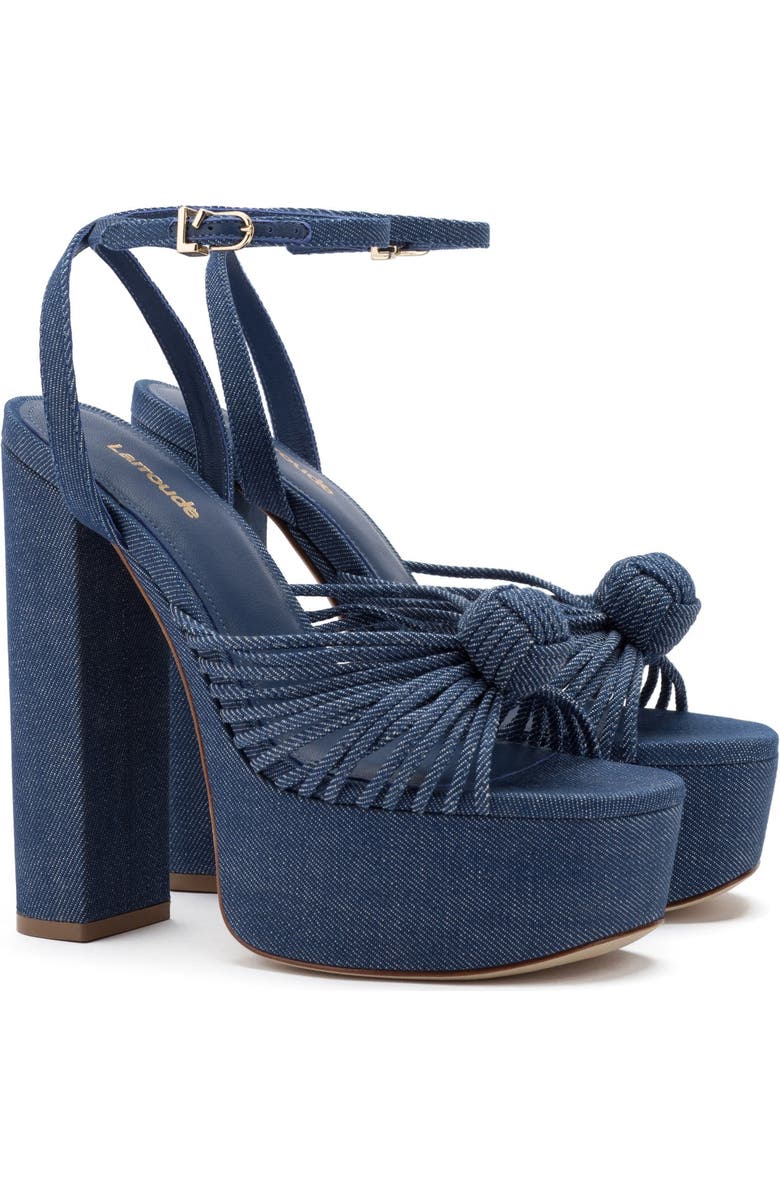 Larroudé Valerie Platform Sandal, Alternate, color,