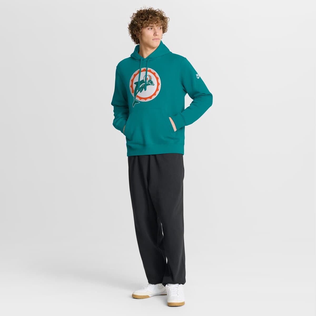 nike club fleece aqua