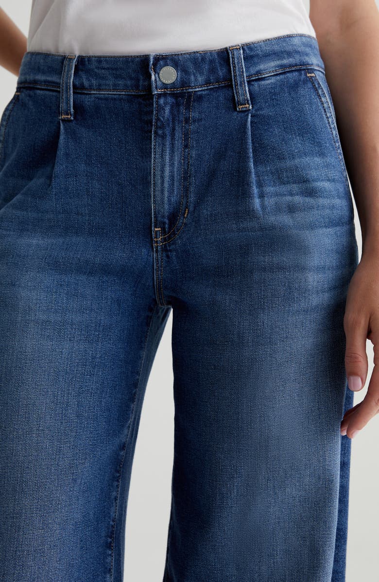 AG Stella Pleated Wide Leg Jeans, Alternate, color, 