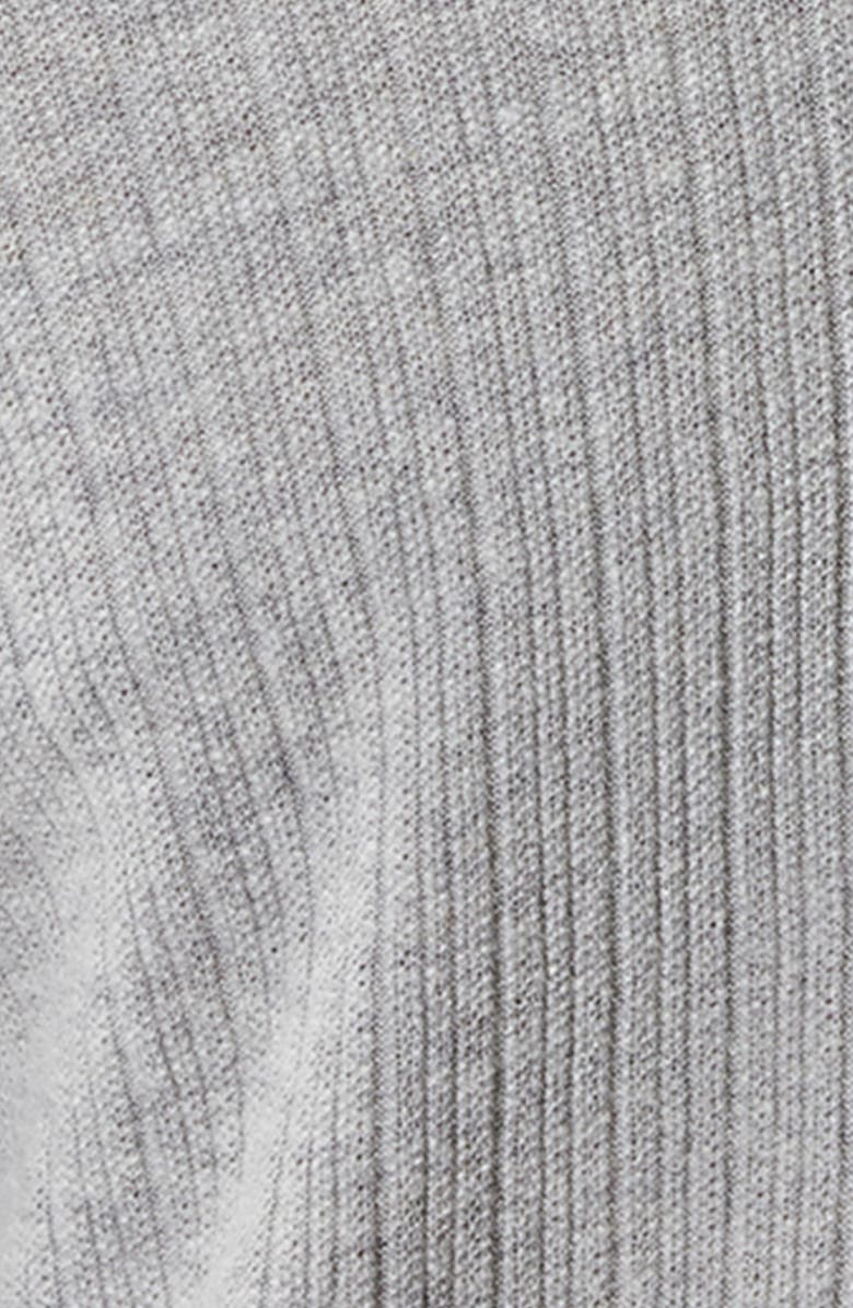 Robert Barakett Kestrel Short Sleeve Linen & Cotton Cardigan, Alternate, color, Grey