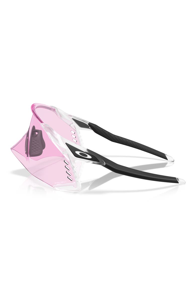 Velo Kato 52mm Rectangle Shield Sunglasses, Alternate, color, MATTE CLEAR / PRIZM LOW LIGHT