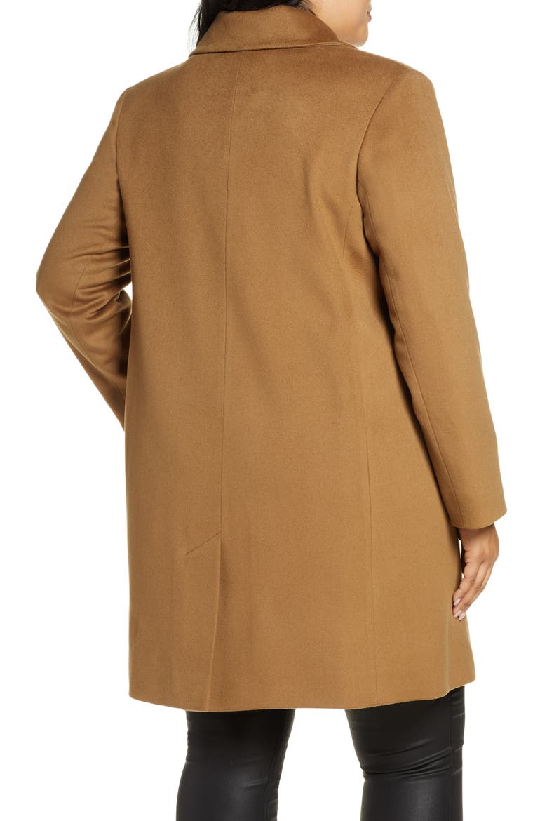 Notch Collar Coat (Nordstrom Exclusive), Alternate, color, VICUNA