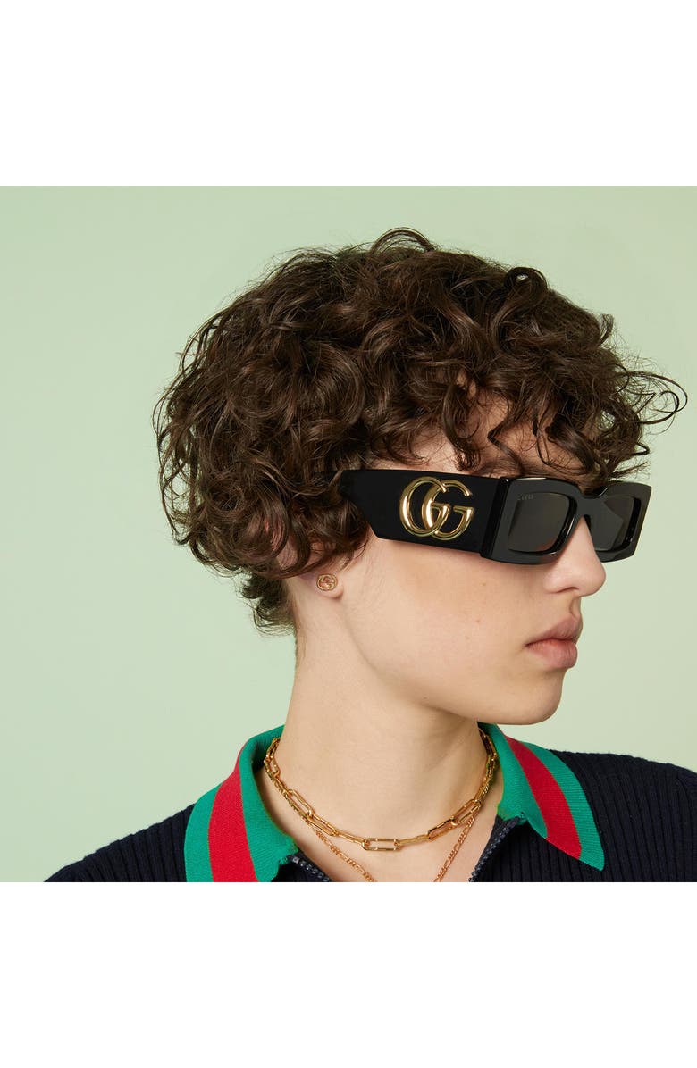 Gucci Interlocking-G Stud Earrings, Alternate, color,