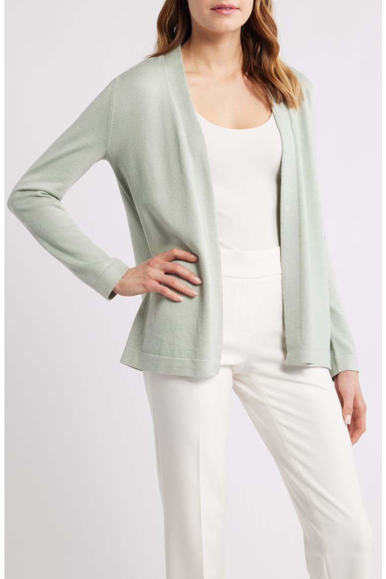 Chatham Open Front Cardigan, Main, color, SOFT ALOE
