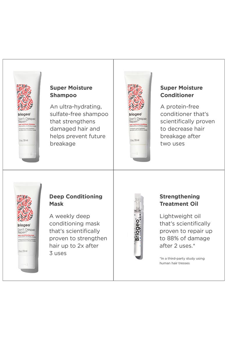 Don't Despair, Repair!™ Strengthening Travel Kit for Dry + Damaged Hair, Alternate, color, NO COLOR