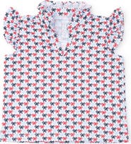 Lila and Hayes Ellie Girls' Sleeveless Ruffled Top by LH Sport