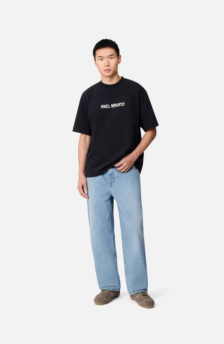 Axel Arigato Zine Relaxed-Fit Jeans, Alternate, color, Light Blue