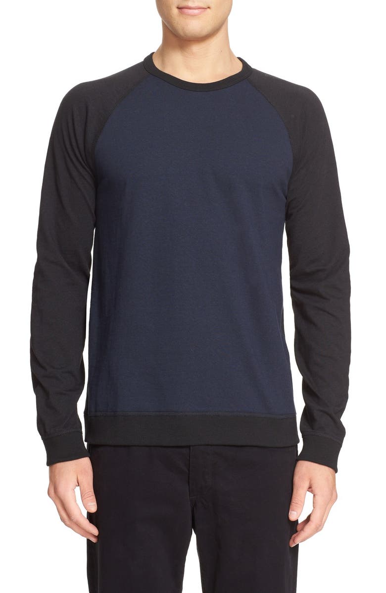 rag & bone Colorblock Raglan Sleeve T-Shirt, Main, color,