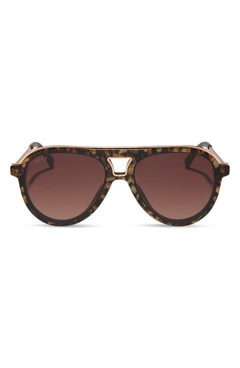 Tosca III 56mm Aviator Sunglasses