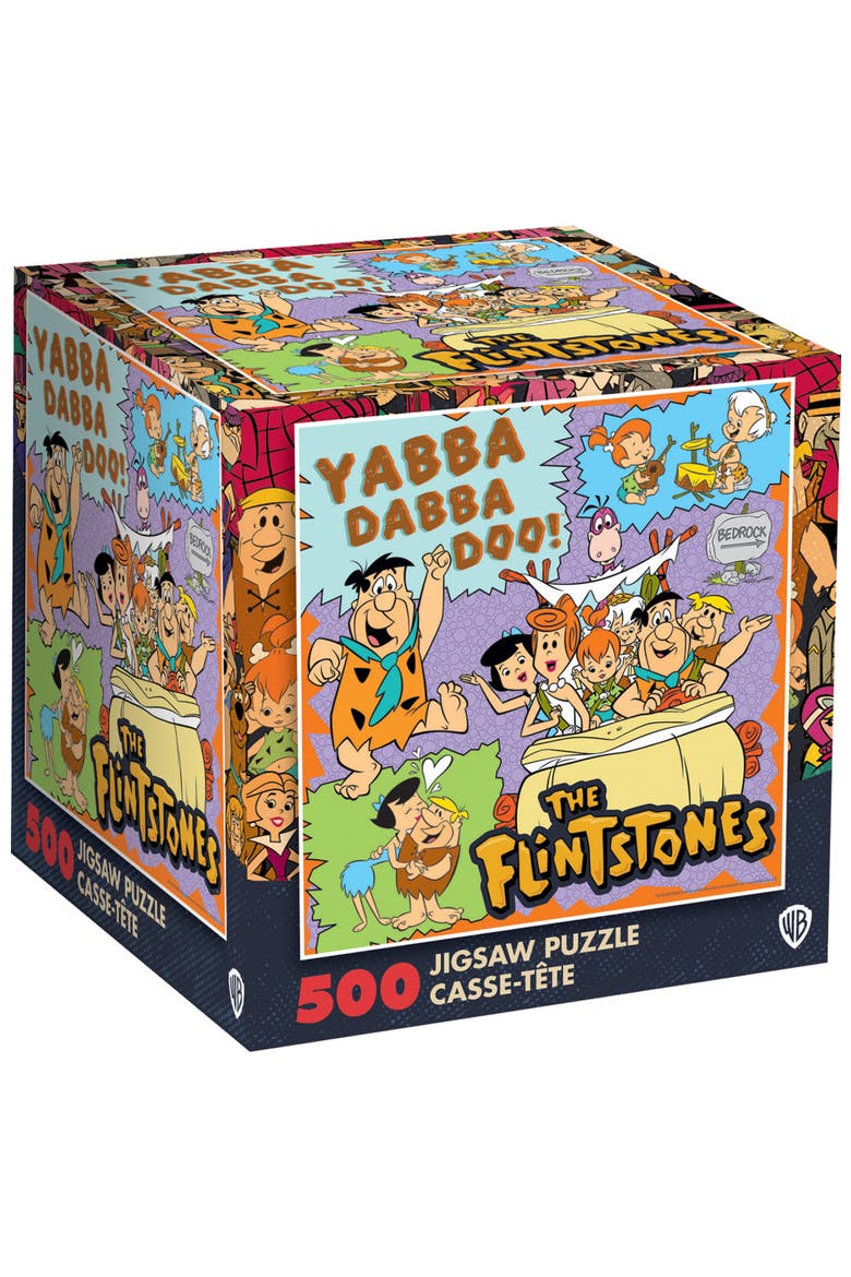 The Flintstones 500 Piece Jigsaw Puzzle, Main, color, Multicolor