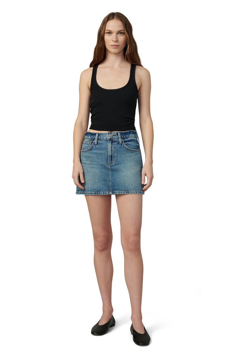 Joe's The Tessa Denim Miniskirt, Alternate, color, Showdown