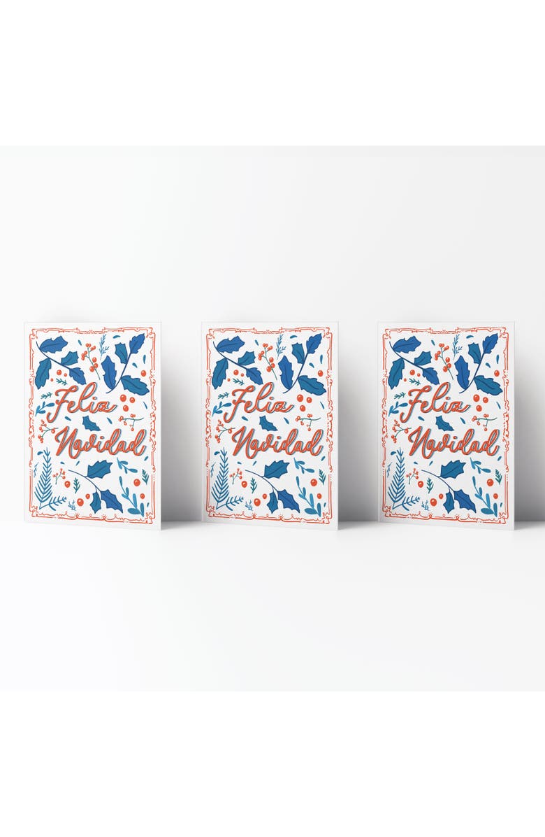 Ramus & Co Winter/Holiday Greeting Card Pack Sets (3 ct) Feliz Navidad, Main, color, Multi-Pack