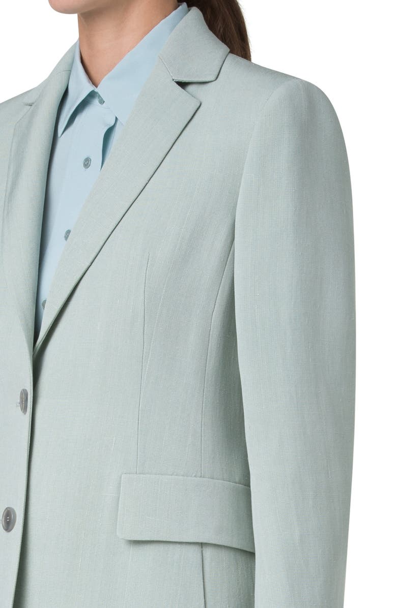 Akris Gunnar Silk Blend Blazer, Alternate, color, 