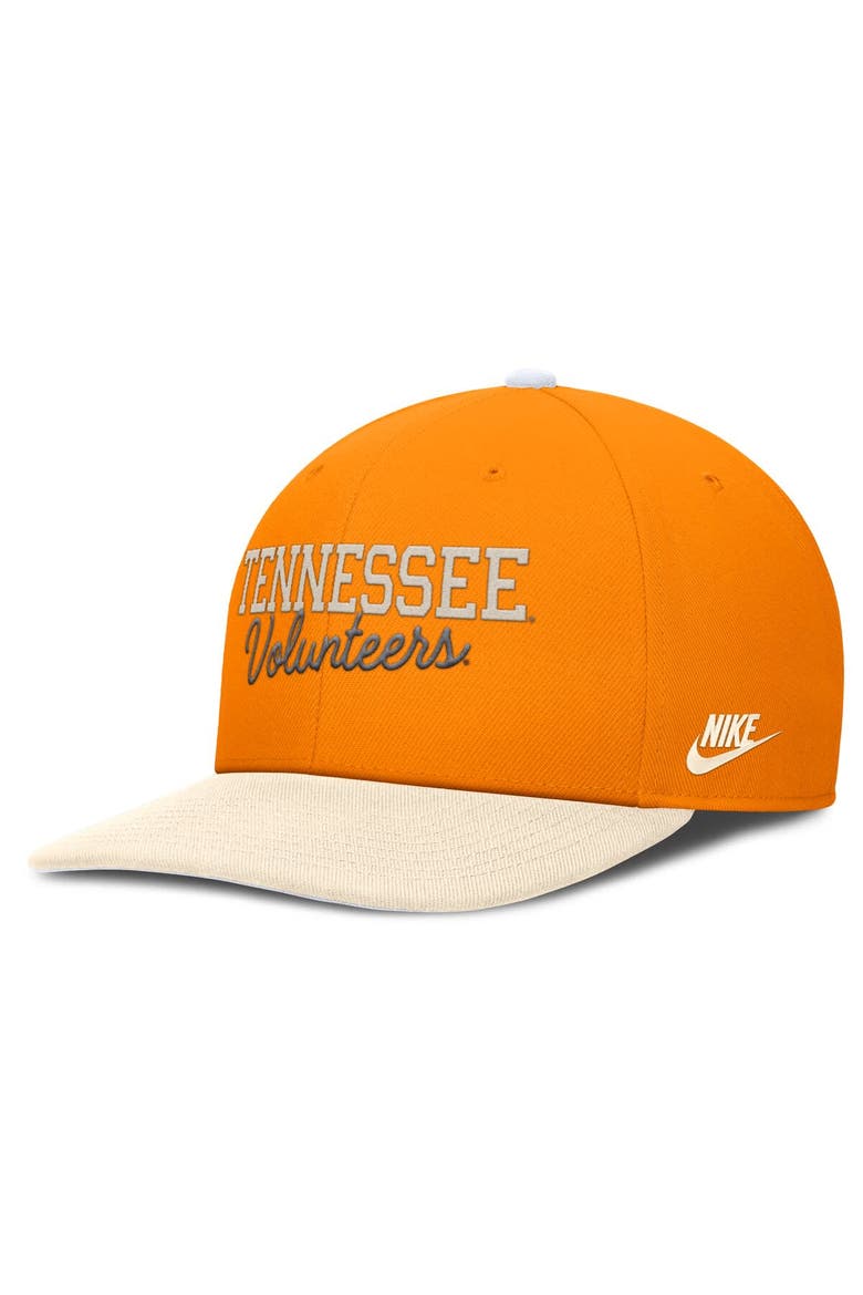 Men's Nike Tennessee Orange/Cream Tennessee Volunteers Pro Legacy Script Snapback Hat, Main, color, Tennessee Orange