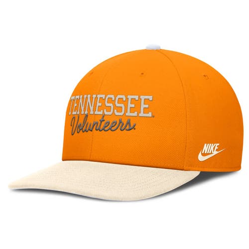 Nike Men's Tennessee Orange/cream Tennessee Volunteers Pro Legacy Script Snapback Hat In Orange