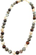 Kazuri Earth Collection - African Gold Necklace - 22''