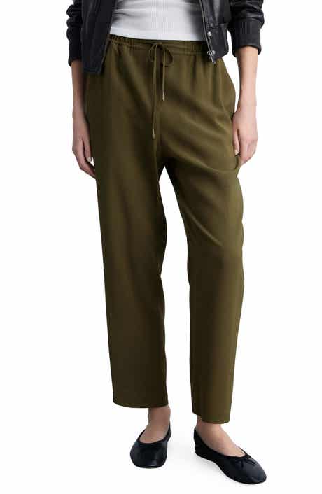 MANGO Elastic Waist Flowy Pants