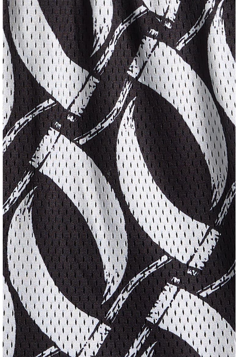 Kids' City Reapers Scythe Print Mesh Shorts, Alternate, color, BLACK