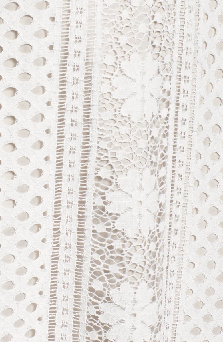 Adrianna Papell A-Line Lace Dress, Alternate, color, 