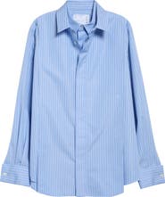 Sacai Stripe Layered Button-Up Shirt