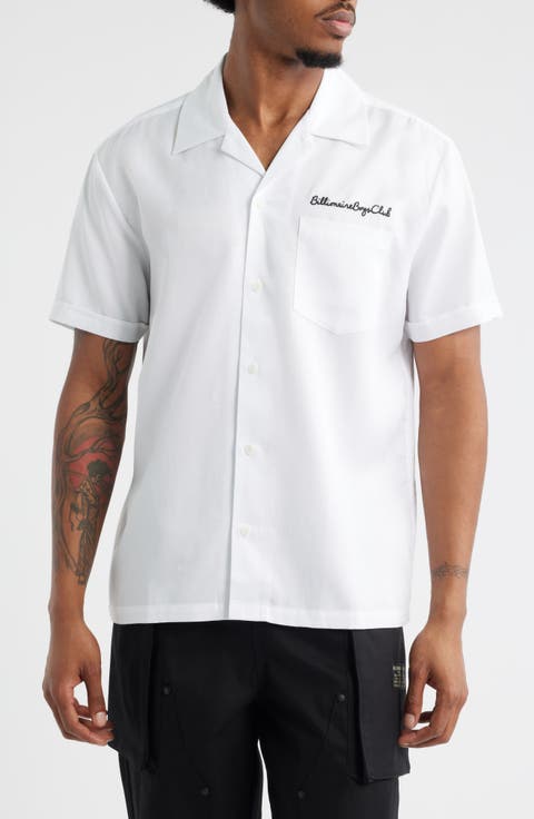 【 】 Men's White Denim Camp Short Sleeve Men's White Short Sleeve Everything Else Denim | Levi's® US