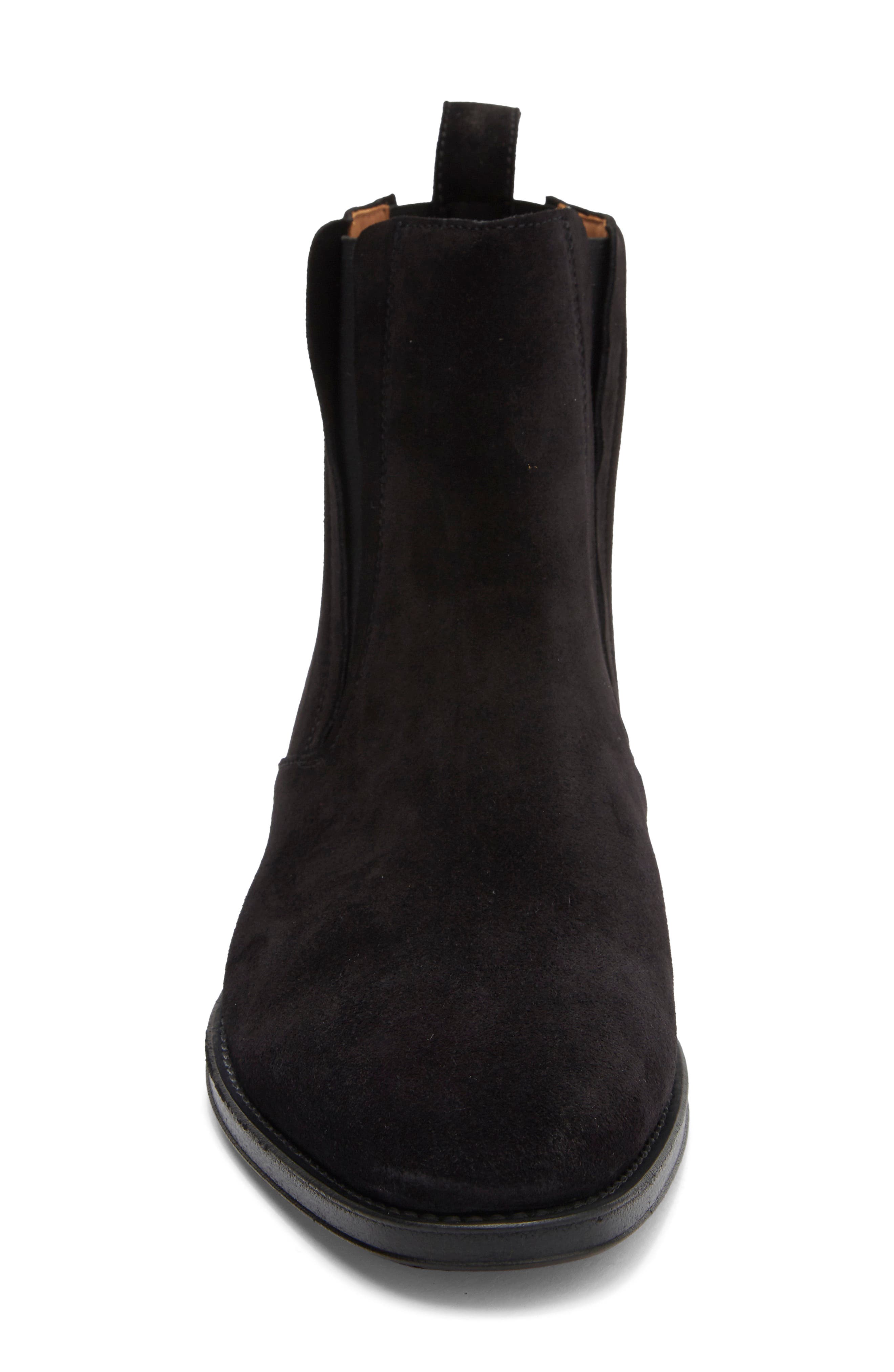 John Varvatos Ludlow Chelsea Boot, Alternate, color, Black