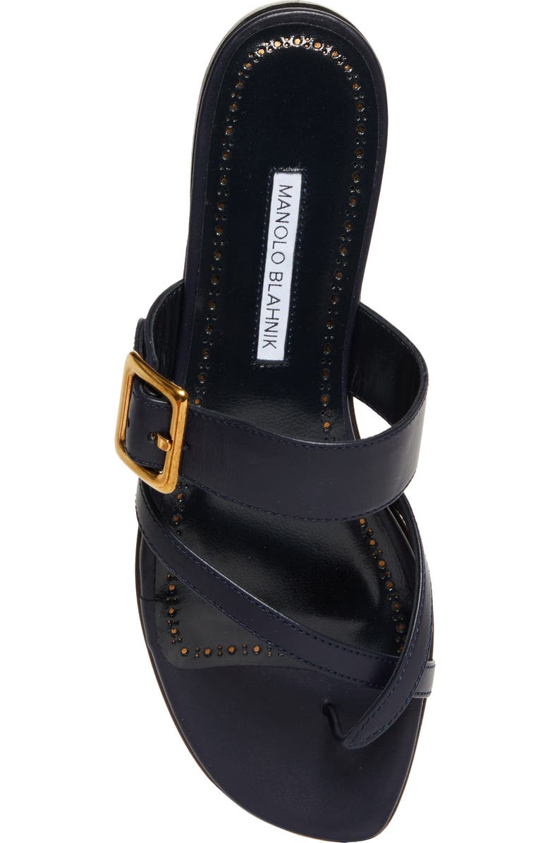Manolo Blahnik Thalusa Flat Sandal, Alternate, color,