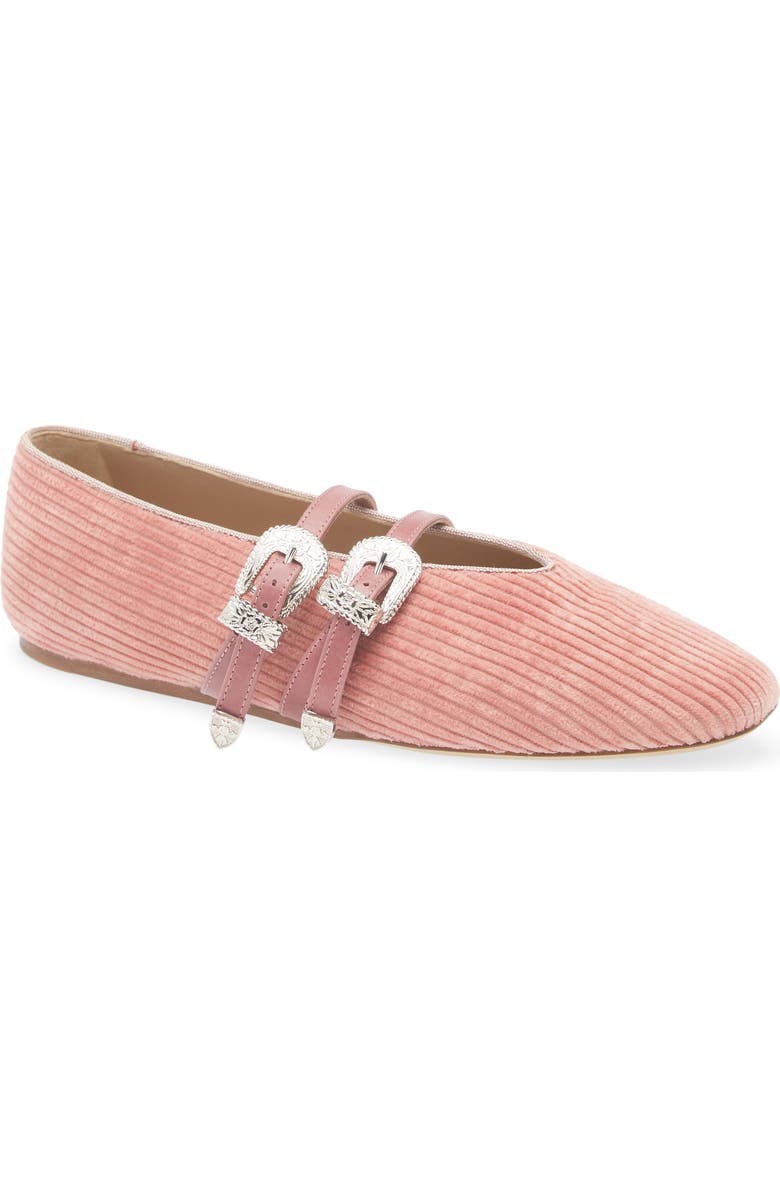 Le Monde Beryl Claudia Corduroy Mary Jane Flat, Main, color, Pink