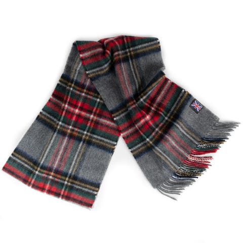 Merino Lambswool Tartan Scarf