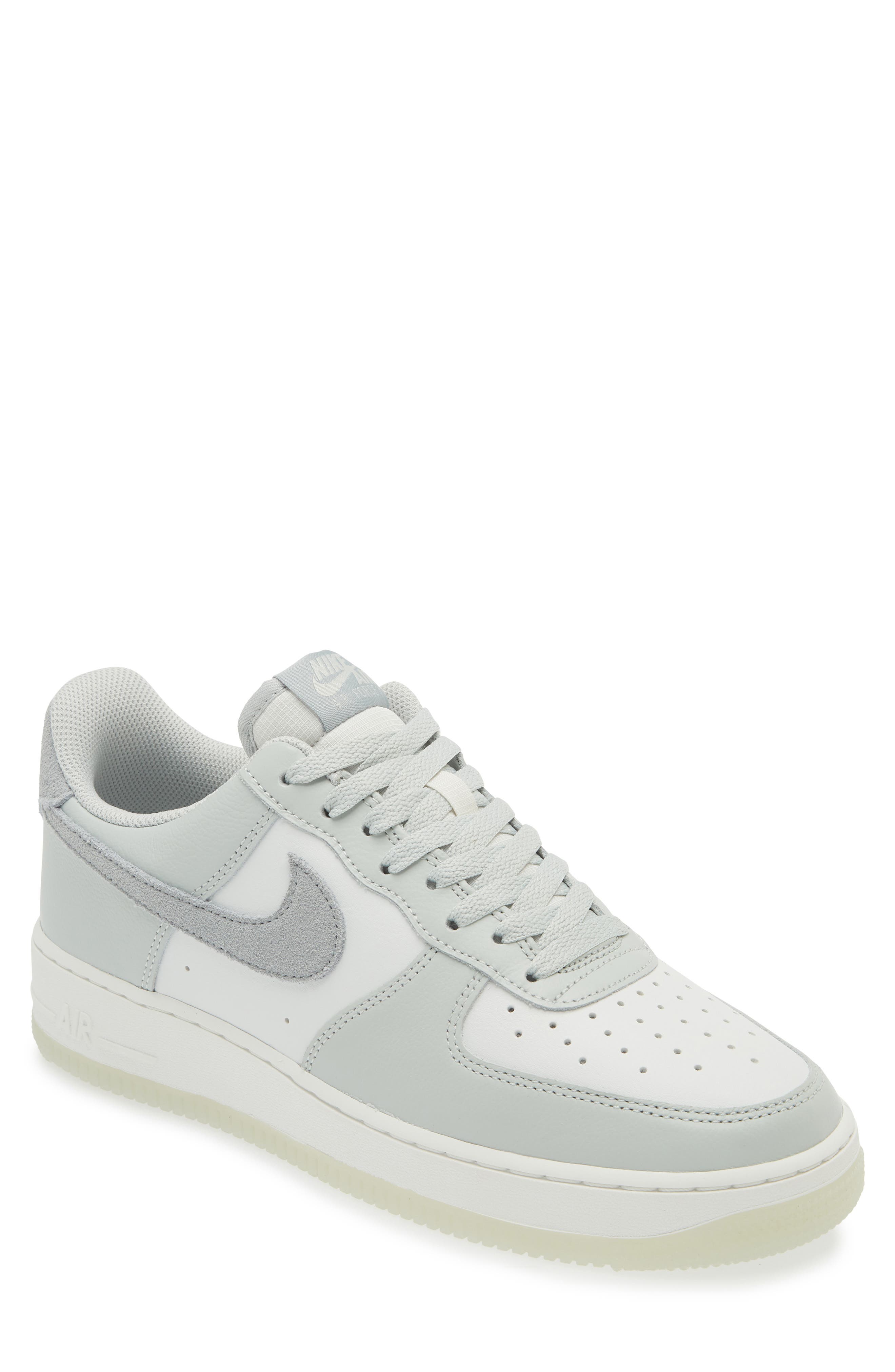 Nike Air Force 1 '07 Sneaker, Main, color, Silver/ Light Pumice/ White