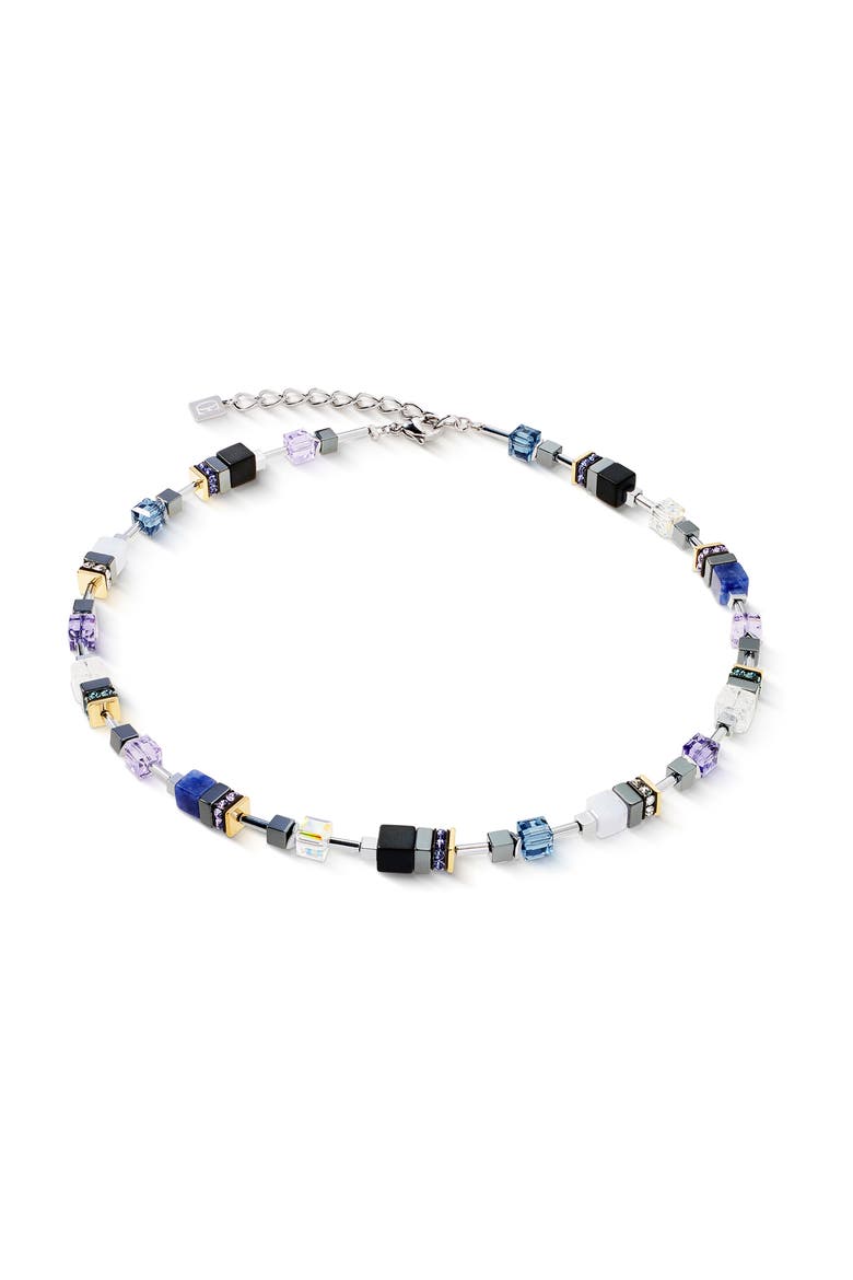 Geocube Precious Motion Necklace, Main, color, Blue Moon