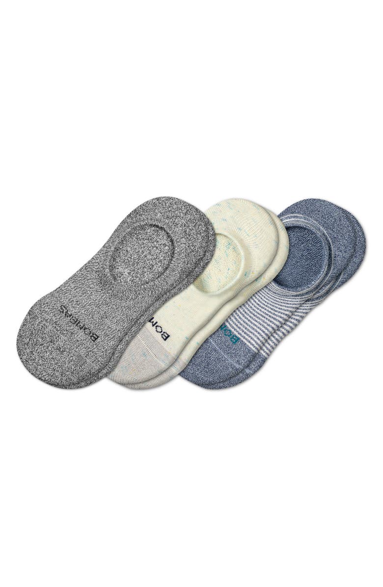 Bombas Assorted 3-Pack Cushion No-Show Socks, Main, color, 