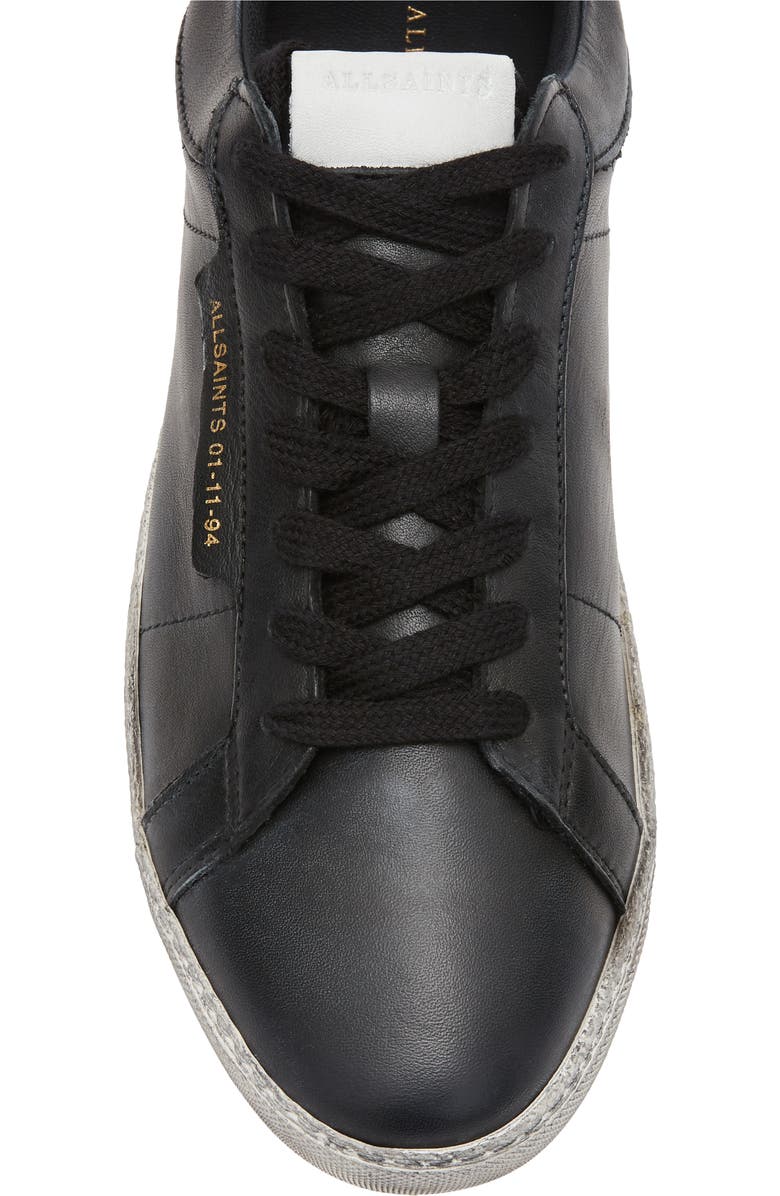 AllSaints Sheer Sneaker, Alternate, color, Black/ White