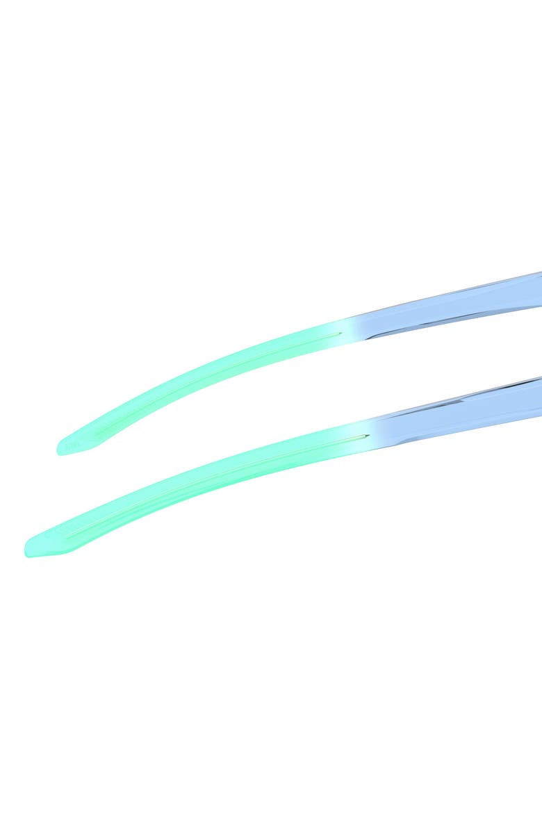 Under Armour 57mm Mirrored Round Sunglasses, Alternate, color, 