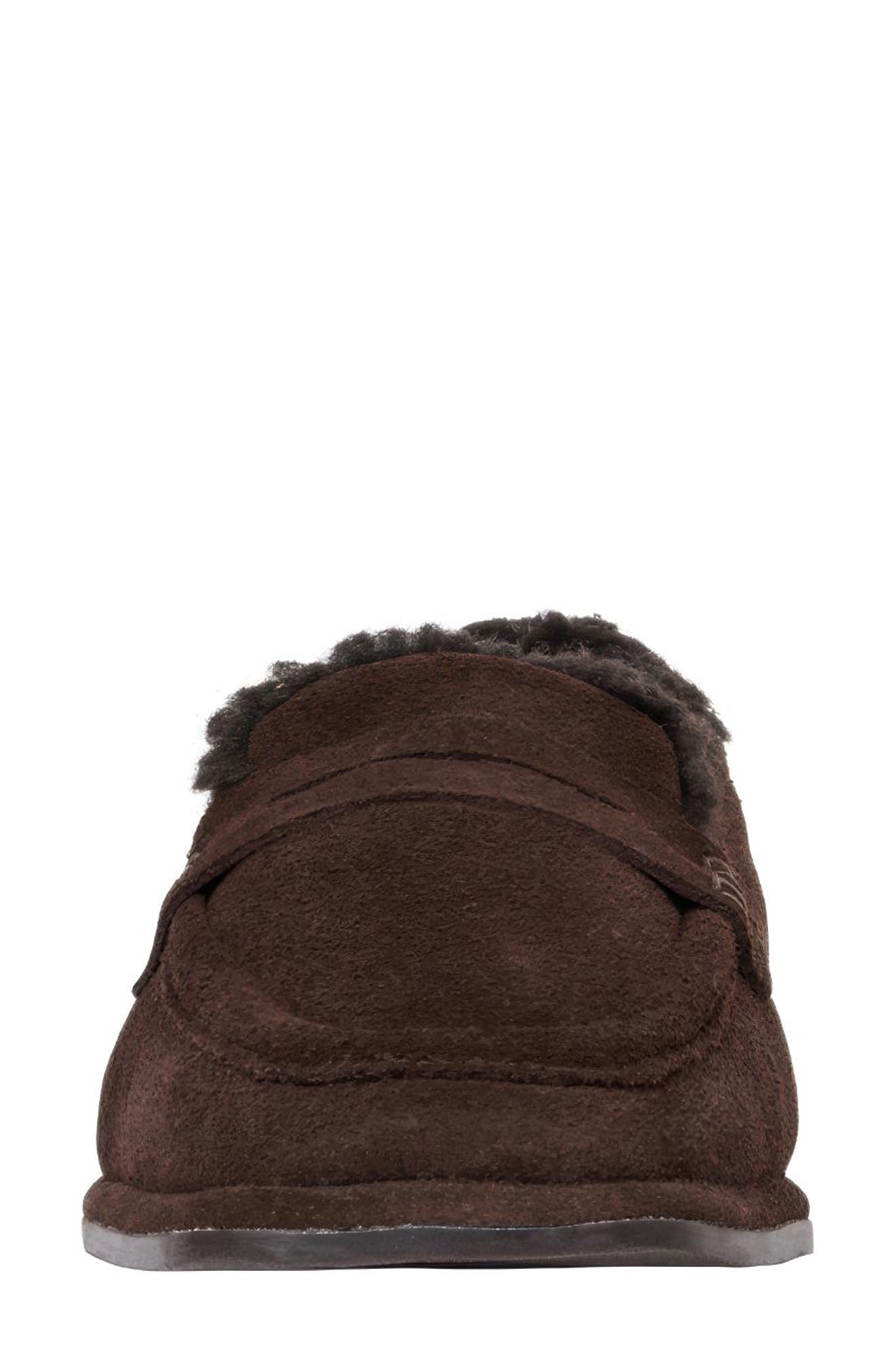 Phoebe Suede Loafer, Alternate, color, DARK BROWN SUEDE