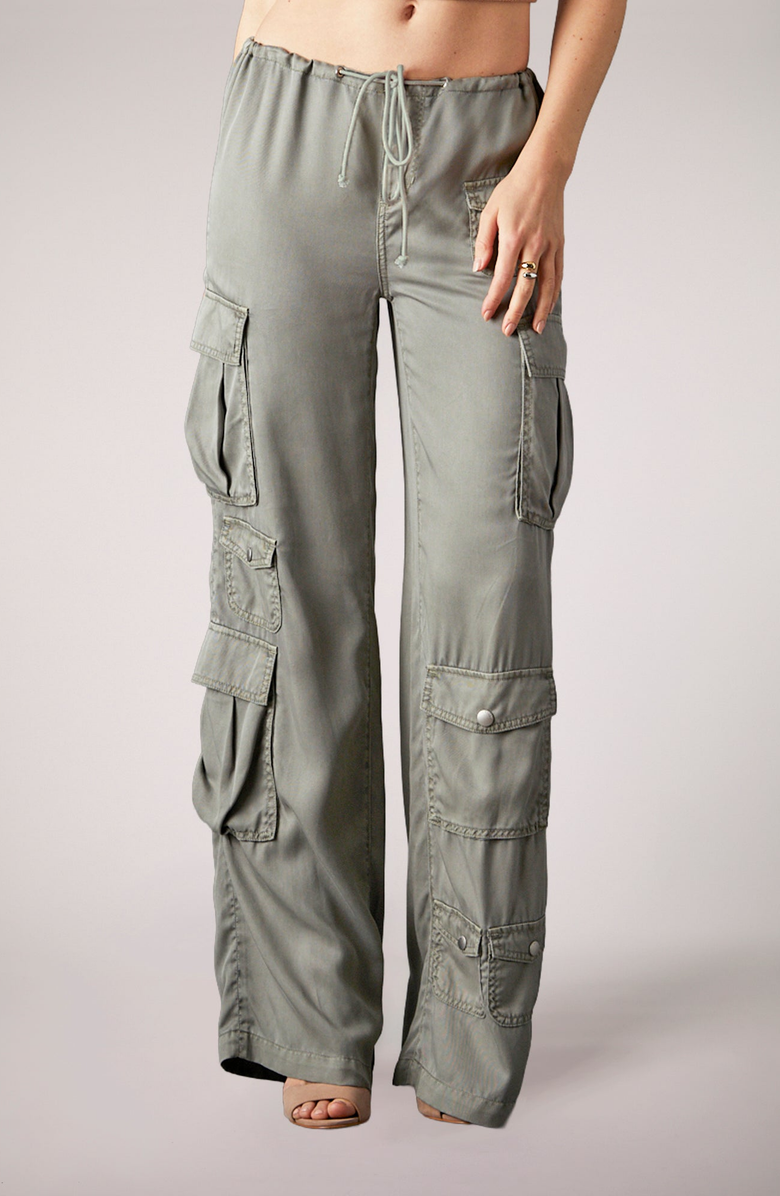 BLUE REVIVAL In Combat Tencel Wide Leg Pants, Main, color, 