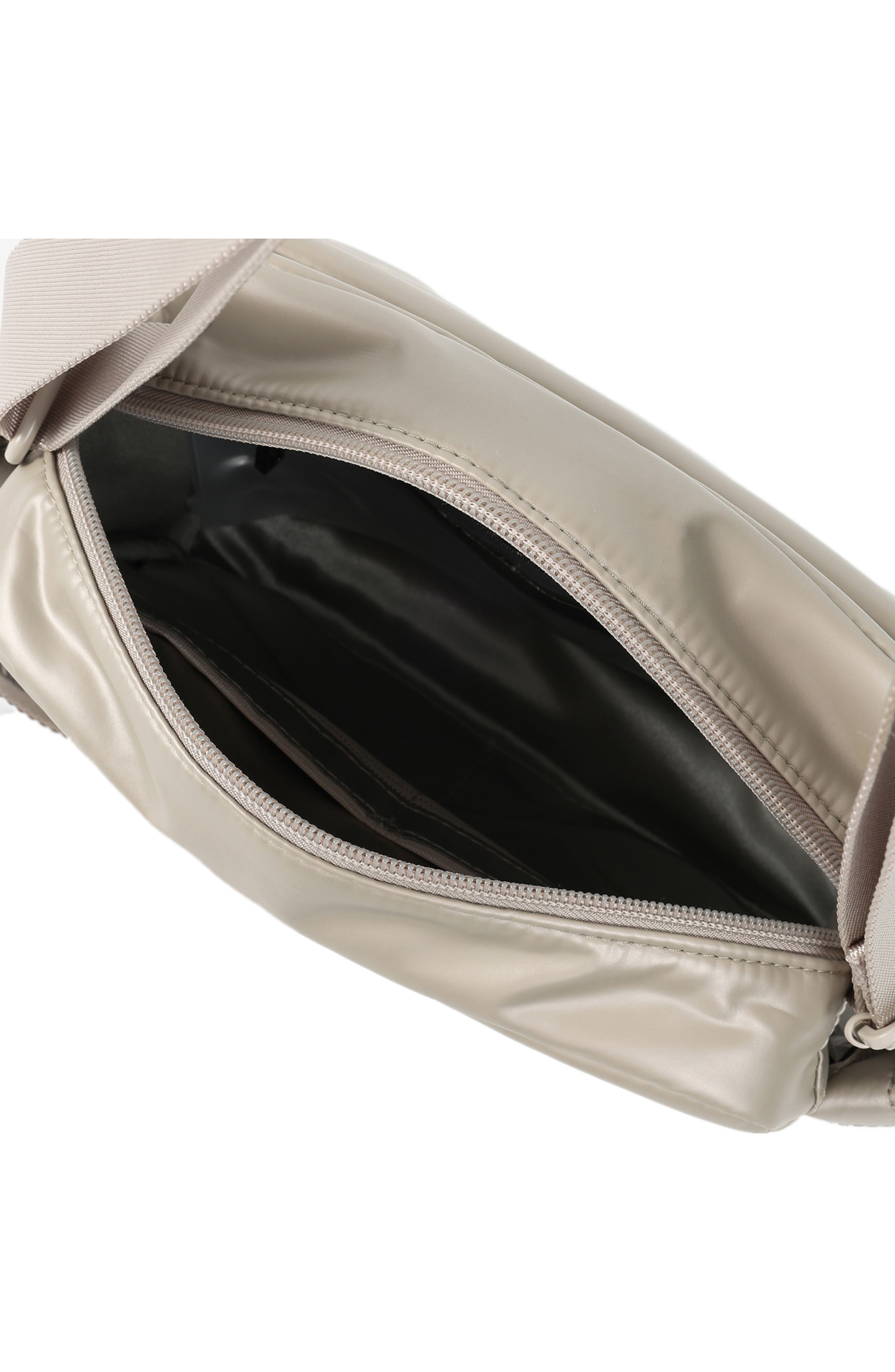 Cozy Water Repellent Shoulder Bag, Alternate, color, GREIGE