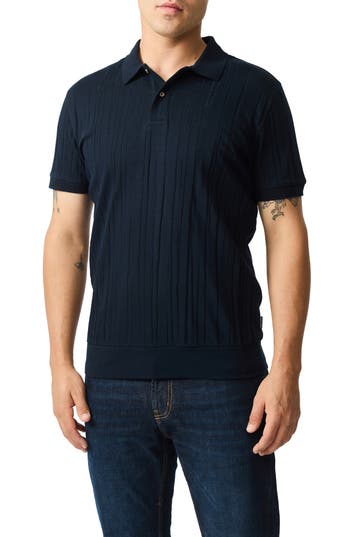 Rodd & Gunn Balclutha Rib Polo In Blue