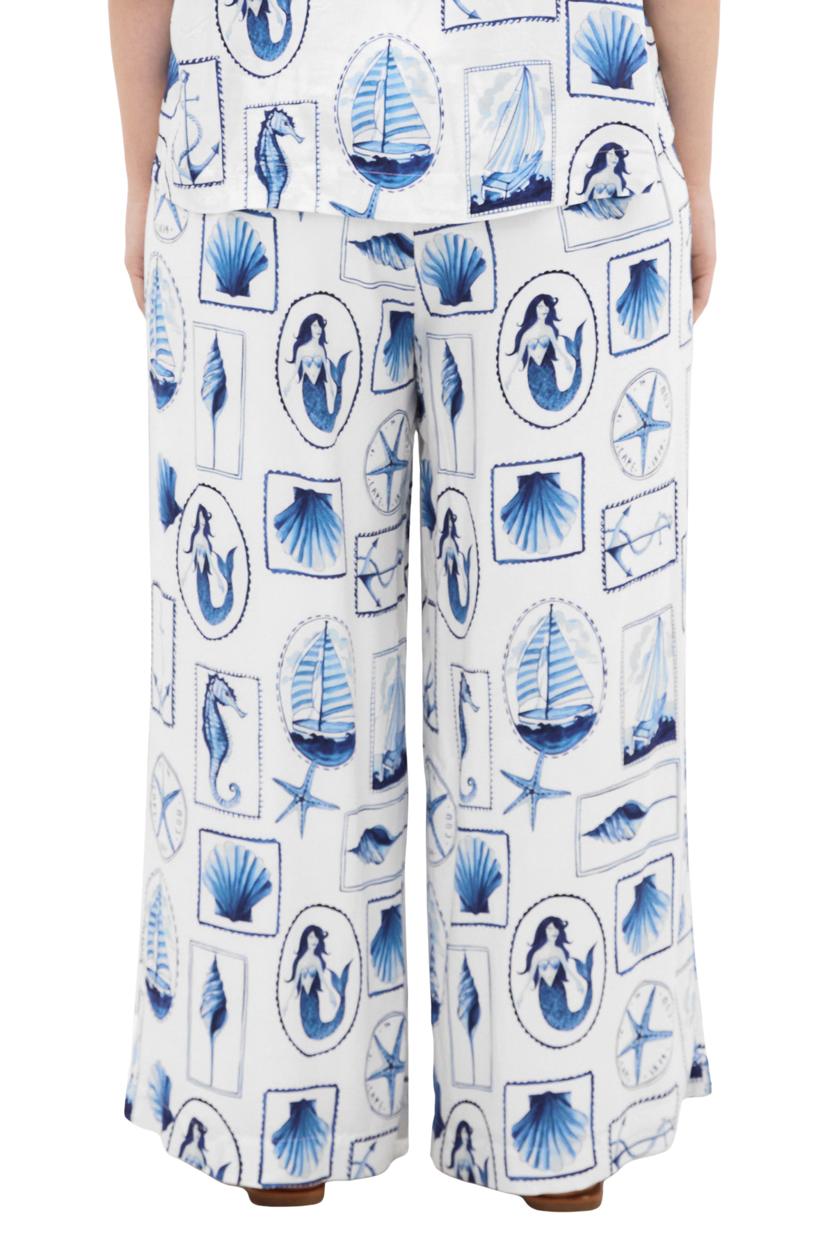 Liana Print Wide Leg Pants - image 2
