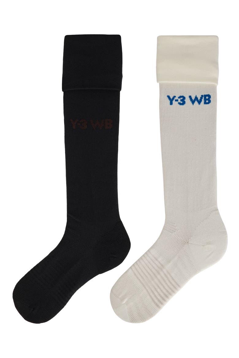 x Wales Bonner 2-Pack Crew Socks, Main, color, OFF WHITE