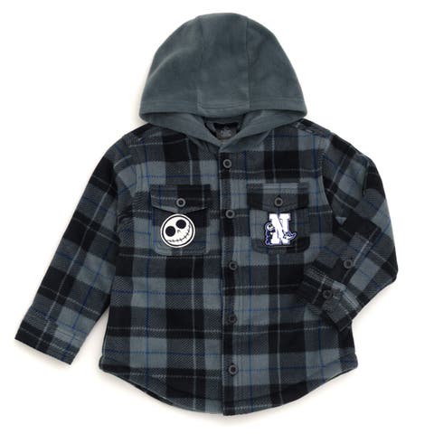 Nightmare Before Christmas Jack Skellington Hooded Shacket
