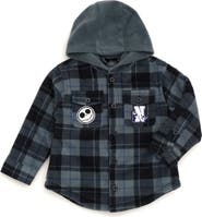 Disney Nightmare Before Christmas Jack Skellington Hooded Shacket