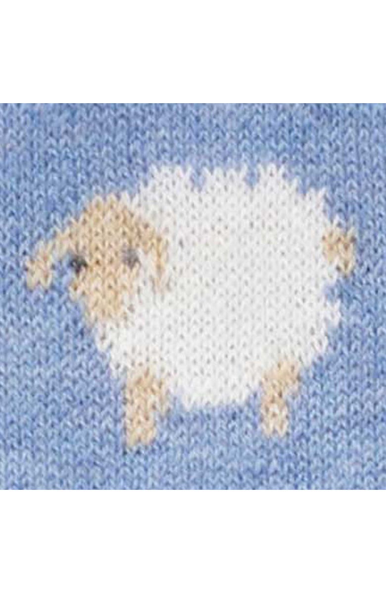 Purebaby On The Farm Leggings, Alternate, color, Sheep Jacquard