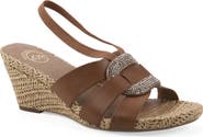 White Mountain Footwear Atavi Wedge Espadrille Sandal